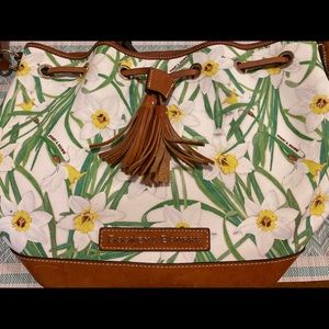 Dooney and Bourke White Daffodil Purse + wristlet